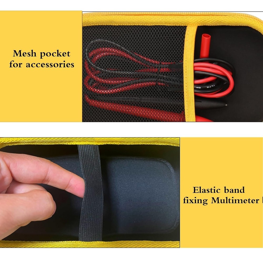 Portable Hard Storage Case for 15B+/17B+ Digital Multimeters (Case Only)