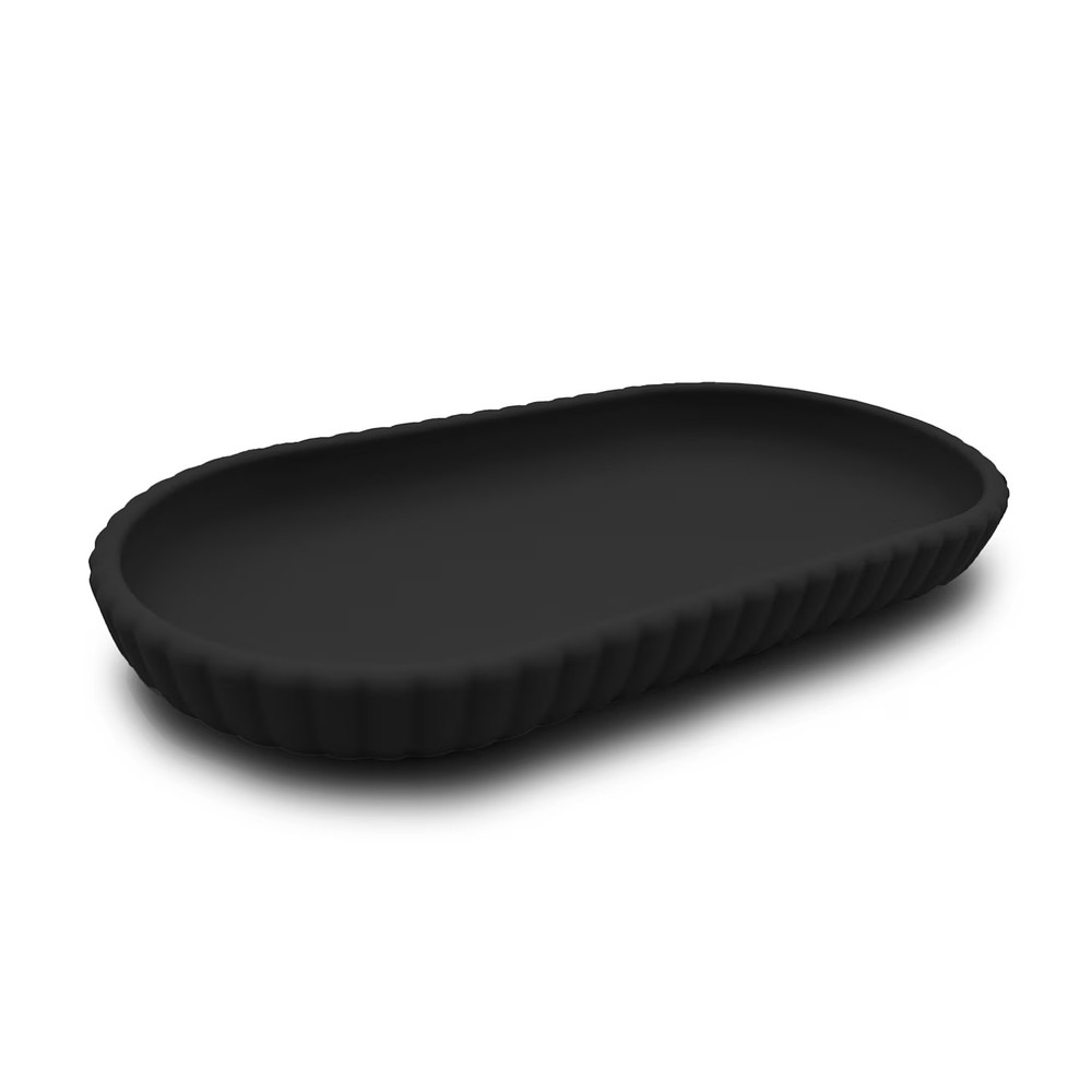 Rubberized Plastic Toothbrush Holder