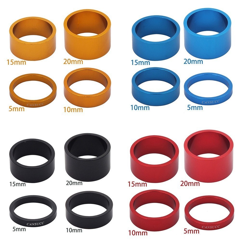 Essential 4 Piece Front Stem Fork Spacer Set Improve Your Bike's Performance