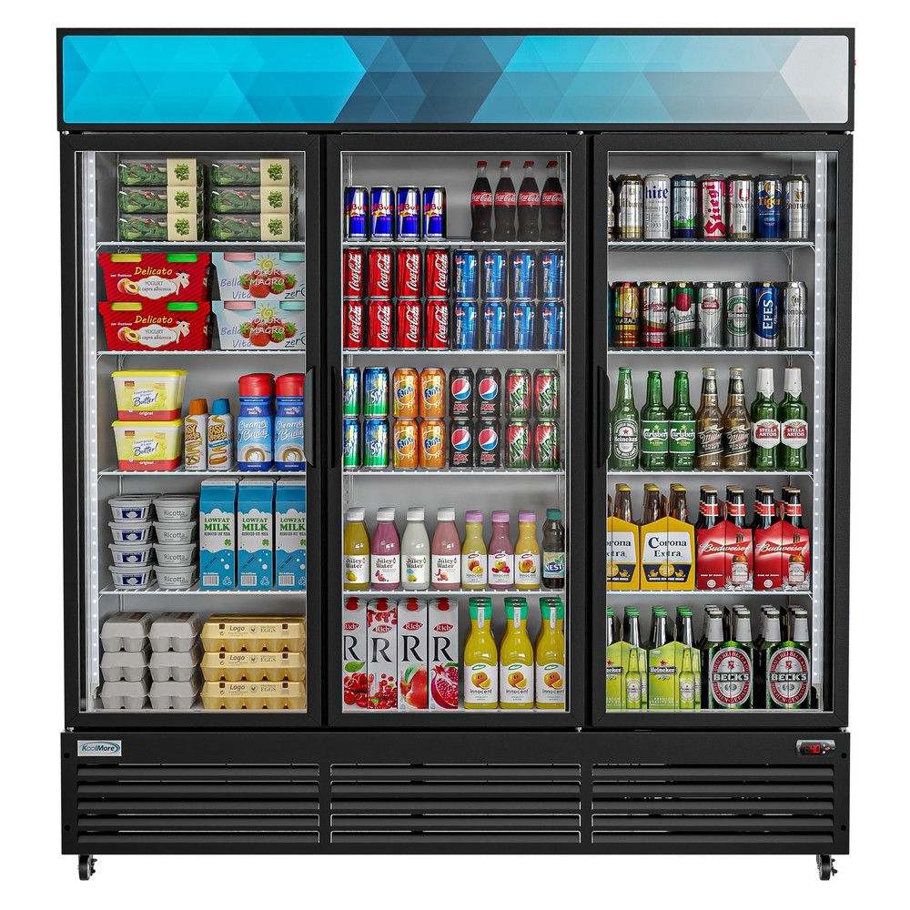 Koolmore MDR-3GD-63C Merchandiser Refrigerator