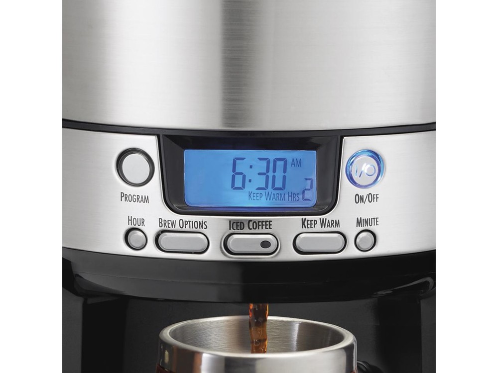 Hamilton Beach 47900 Black Brew Station 12-Cup Dispensing Programmable Coffeemak