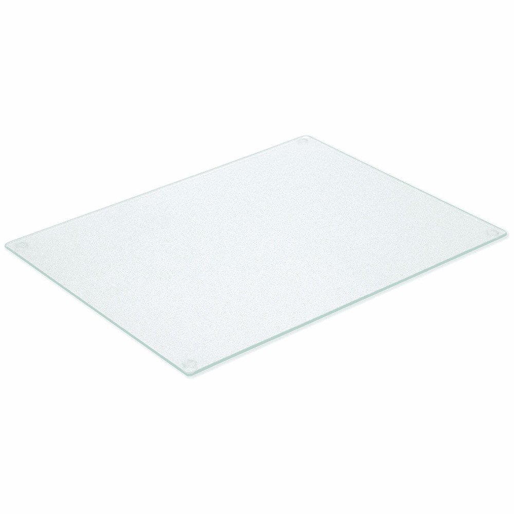 12pcs/pack Sublimation Blanks Tempered Glass Cutting Board White Coating Rough