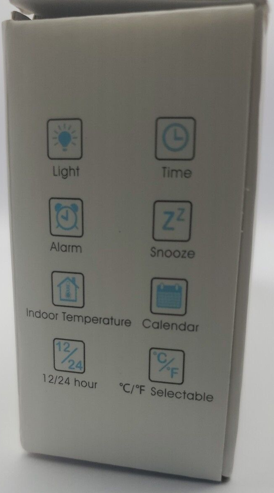 LED Alarm Clock With Temperature and Calendar Reading