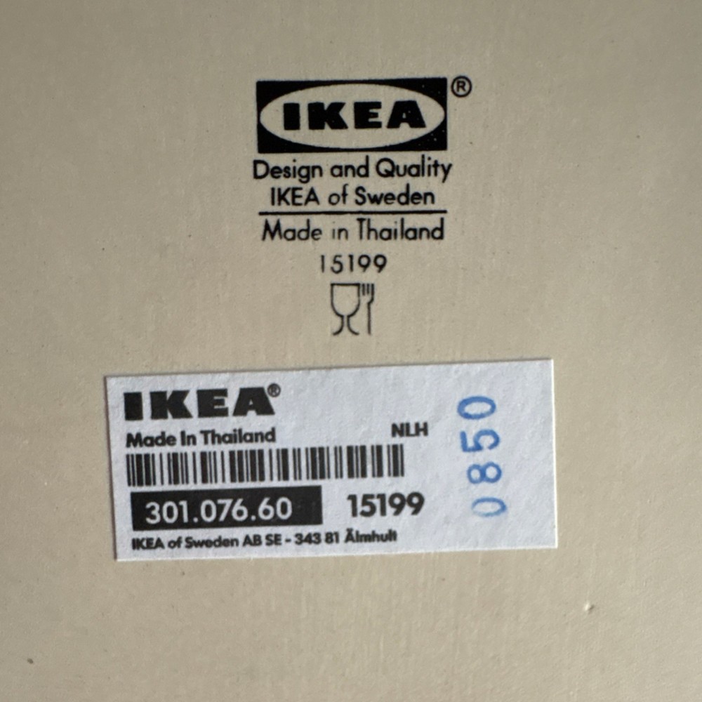 IKEA Black Ceramic Square Serving Tray Matte Minimalist Modern Small Dish