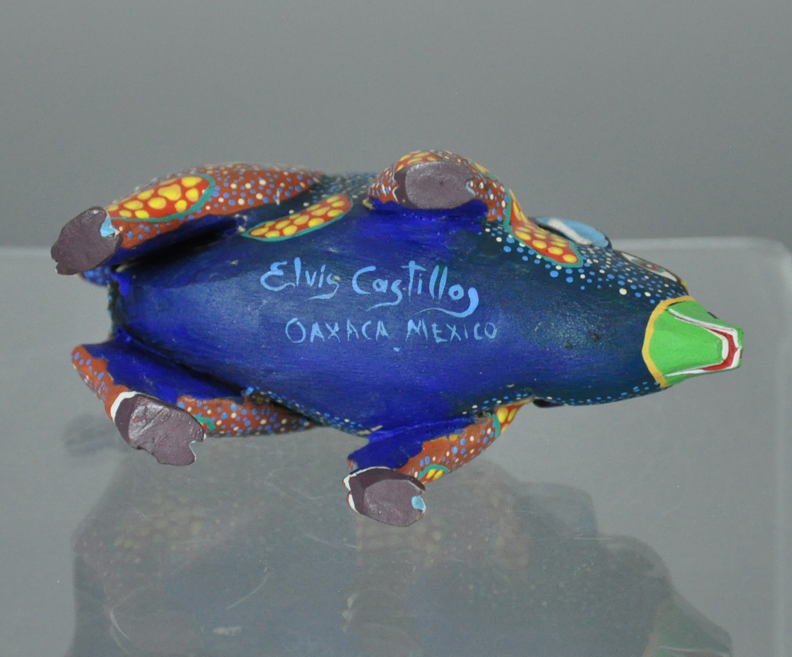 Oaxaca Pig Alebrije Signed by Artist, Elvis Castillo, 2 of 4 Available