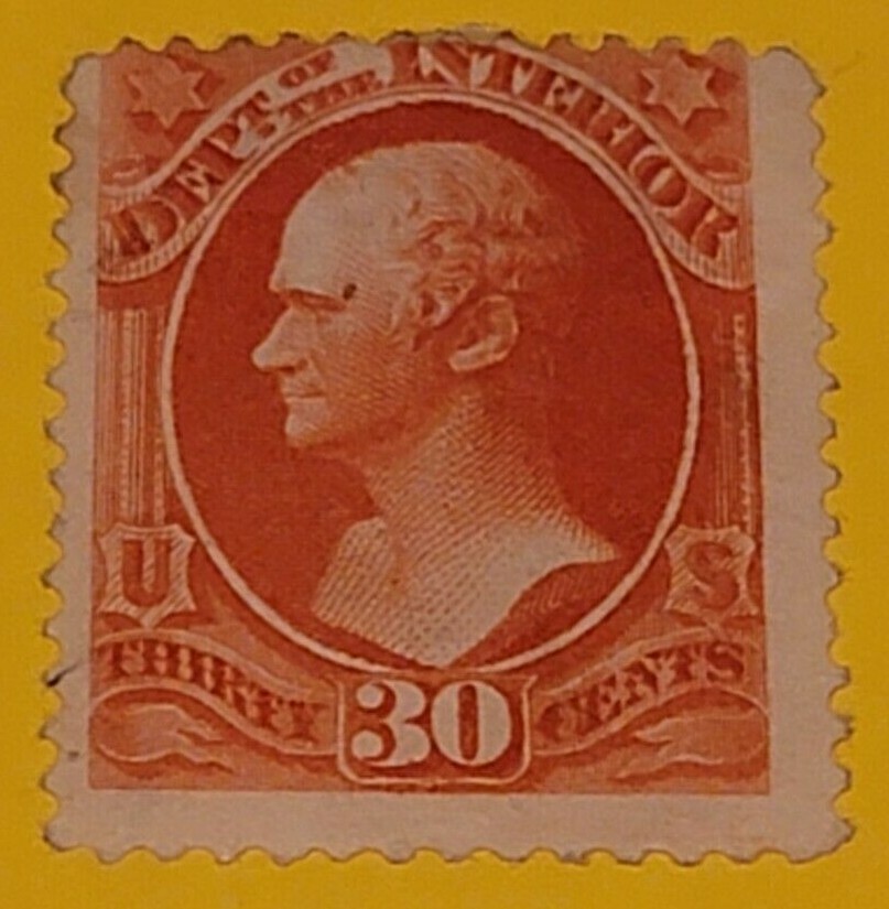Scott#: O23 - Interior: Hamilton Official - 30c Mint Hinged - lot 1