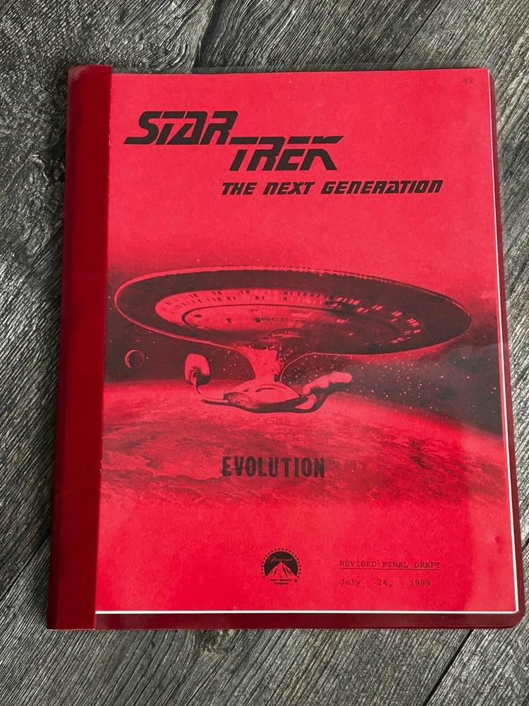 STAR TREK Script The Next Generation Evolution Revised Final Draft July 24 1989