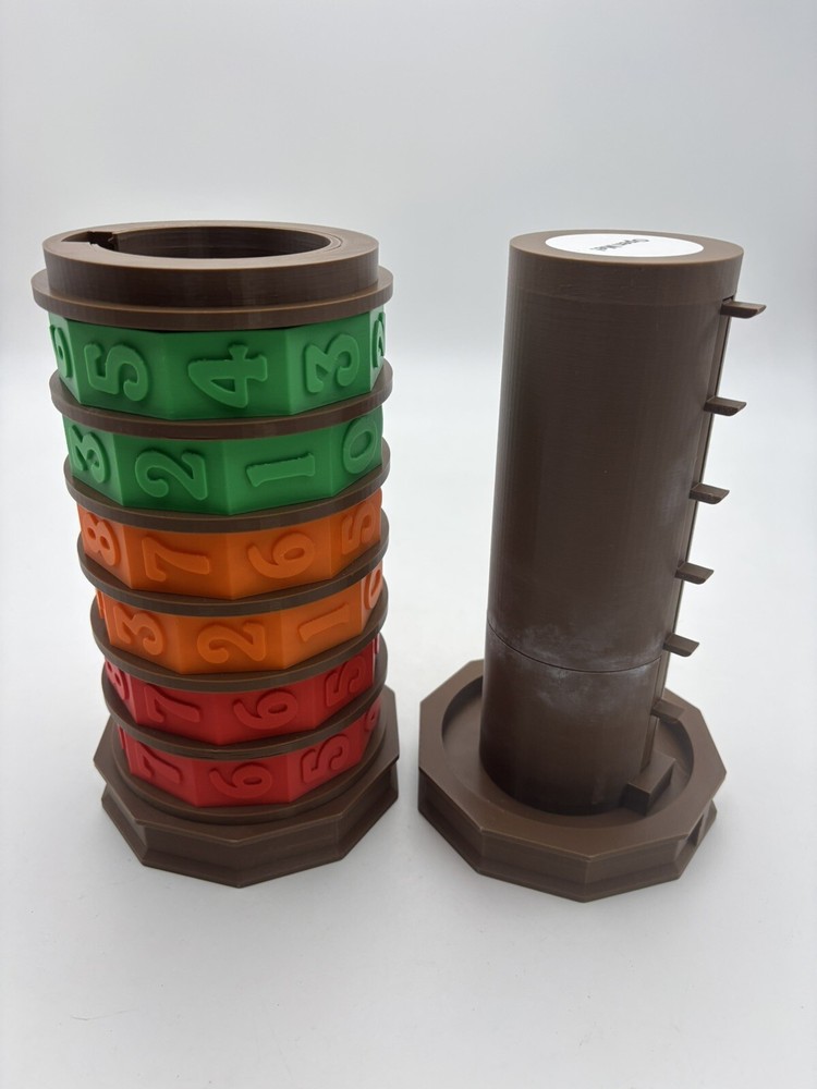 Burger King Cryptex Lock Puzzle Box With Hidden Compartments