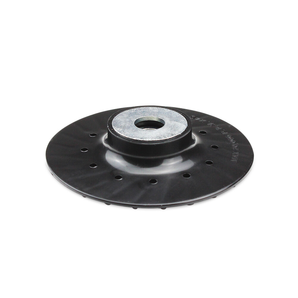 4-1/2" x 5/8"-11 Resin Fiber Disc Backing Pad with Lock Nut for Angle Grinder