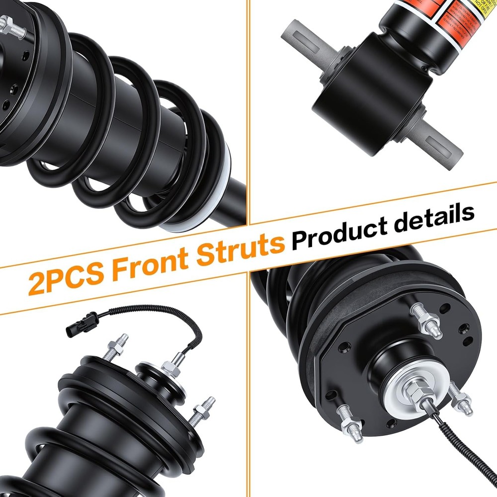 2Pcs Front Shock Absorber Struts Assembly Air 1 Pair Front Struts 84176631