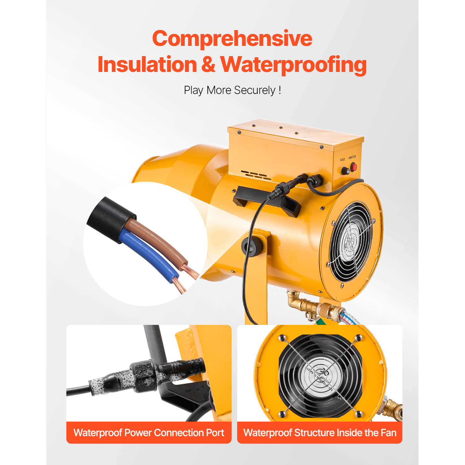 1200W Foam Machine Foam Cannon w/ Stand for Outdoor Summer Pool Birthday Party