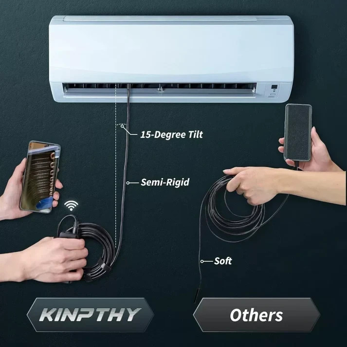 Wireless Endoscope Camera HD Inspection Borescope Snake Tube for iPhone Android