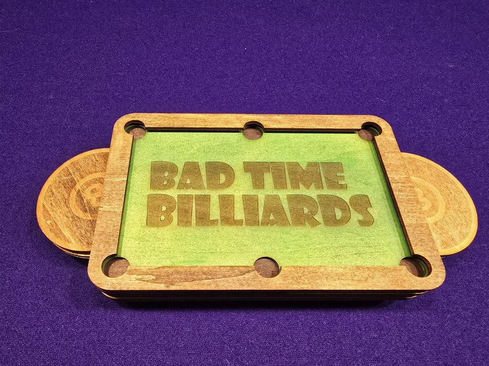 Pool Table Coaster Set