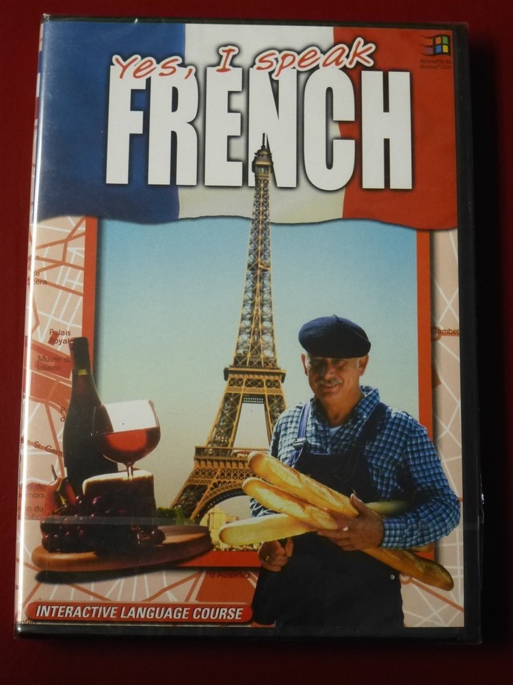 Software PC Yes I speak French Interactive Language Course NEW SEALED