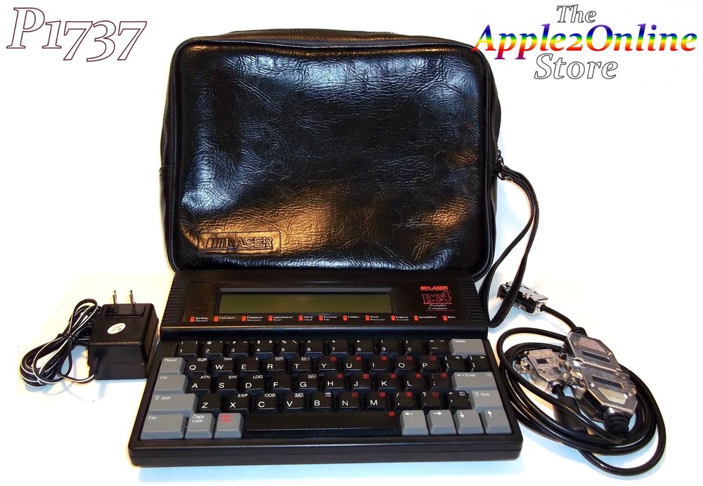✅ 🍎 Laser PC4 Portable Computer in Mint Condition w AC Adapter, Case, Cable
