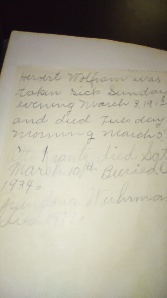 WW1 U. S. Solider's Personal Notes In Confirmation Book