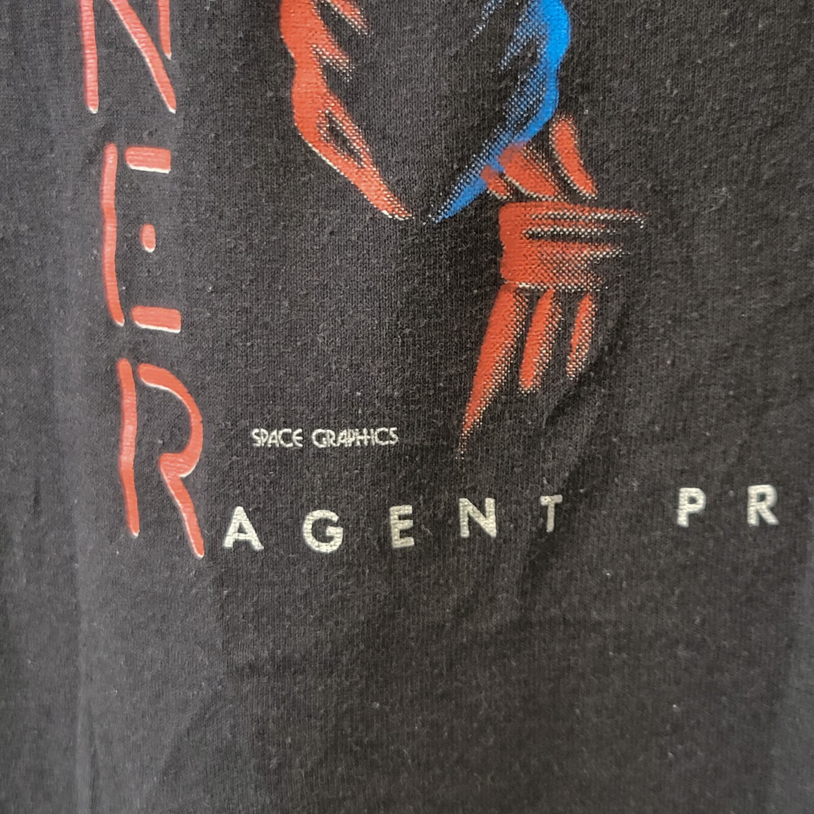 Foreigner Vintage 80s Sleeveless T-Shirt Size Large Black Agent Provocateur Tour