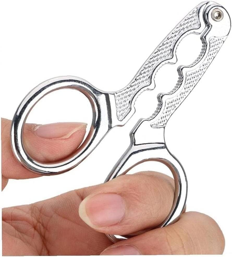 Silver Nuts Pistachio Sheller Opener Kitchen Tools Stainless Steel Nutcracker