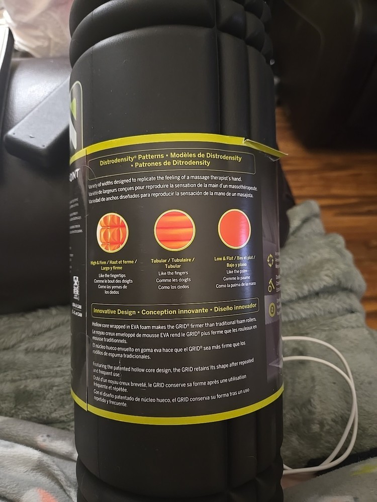 TriggerPoint Grid 1.0 Foam Roller 13" Multi-Density Massage Roller Deep Tissue