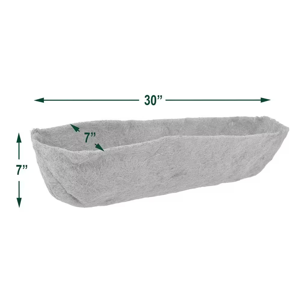 30 In. Coconut Replacement Liner for Wall Trough