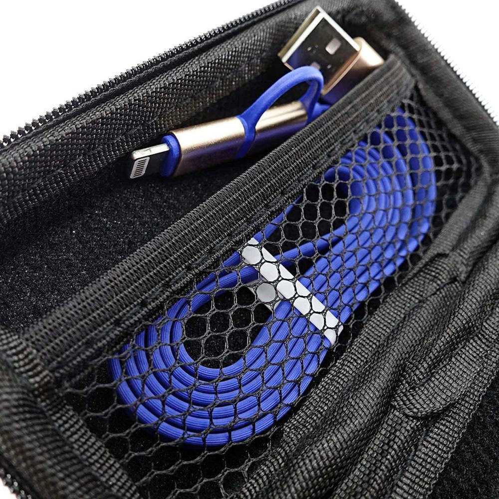 USB Flash Drive Case Bag, EVA Shockproof, Pressure Proof and Waterproof Black