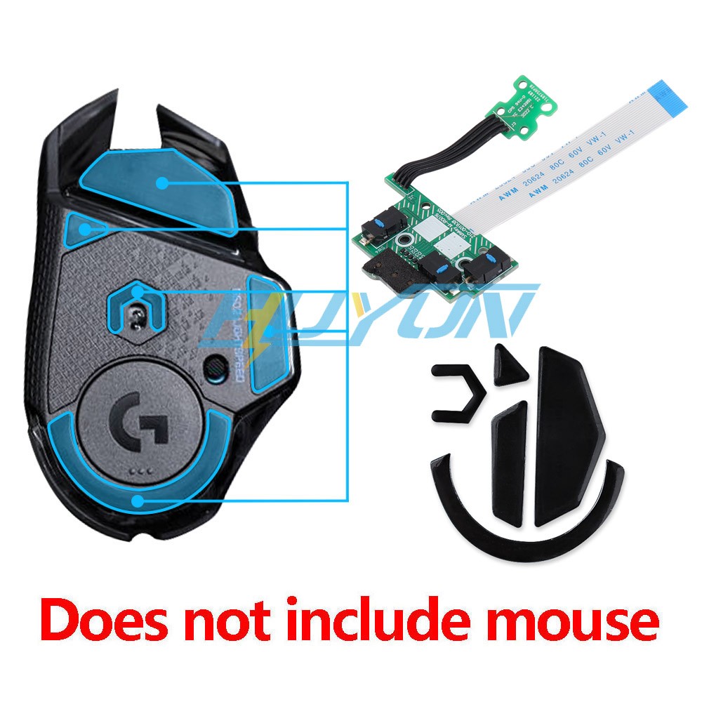 Side key board cable assembly switch accessories for G502 Wireless Mouse