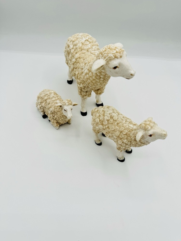 Christmas Nativity Scene Set Animals LAMB 3pc Set