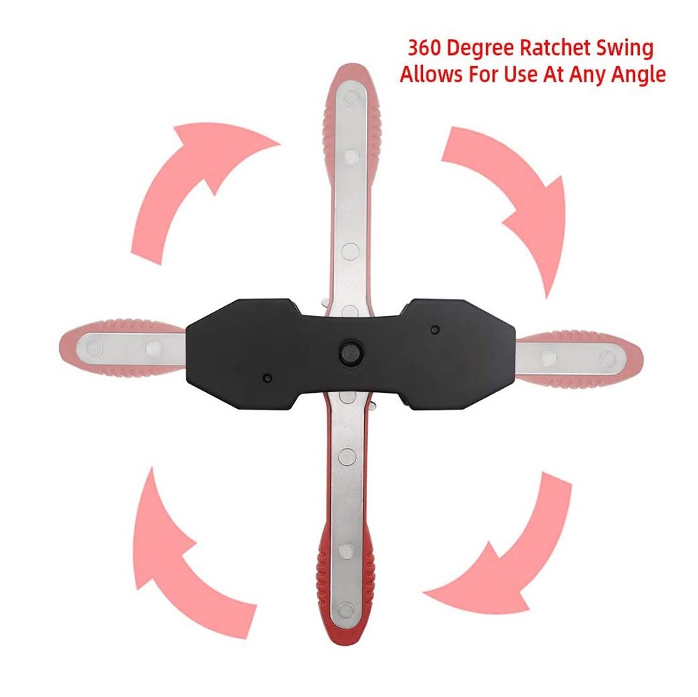 Disc Brake Pad Spreader 360° Piston Compressor Installation Caliper Press Tool