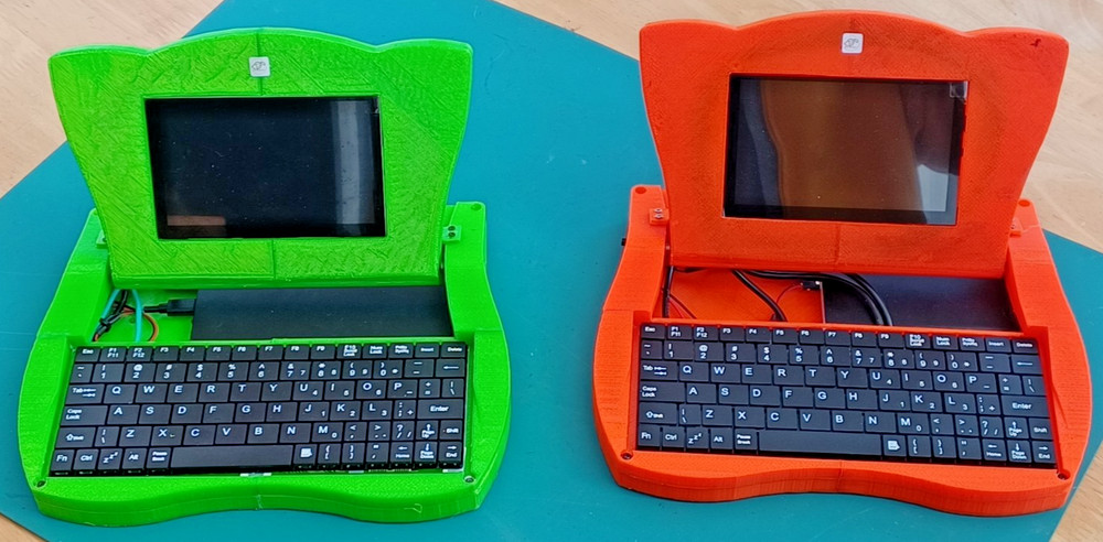 Apple Newton eMate - Inspired Custom 3D-printed RISC-V Linux Laptop