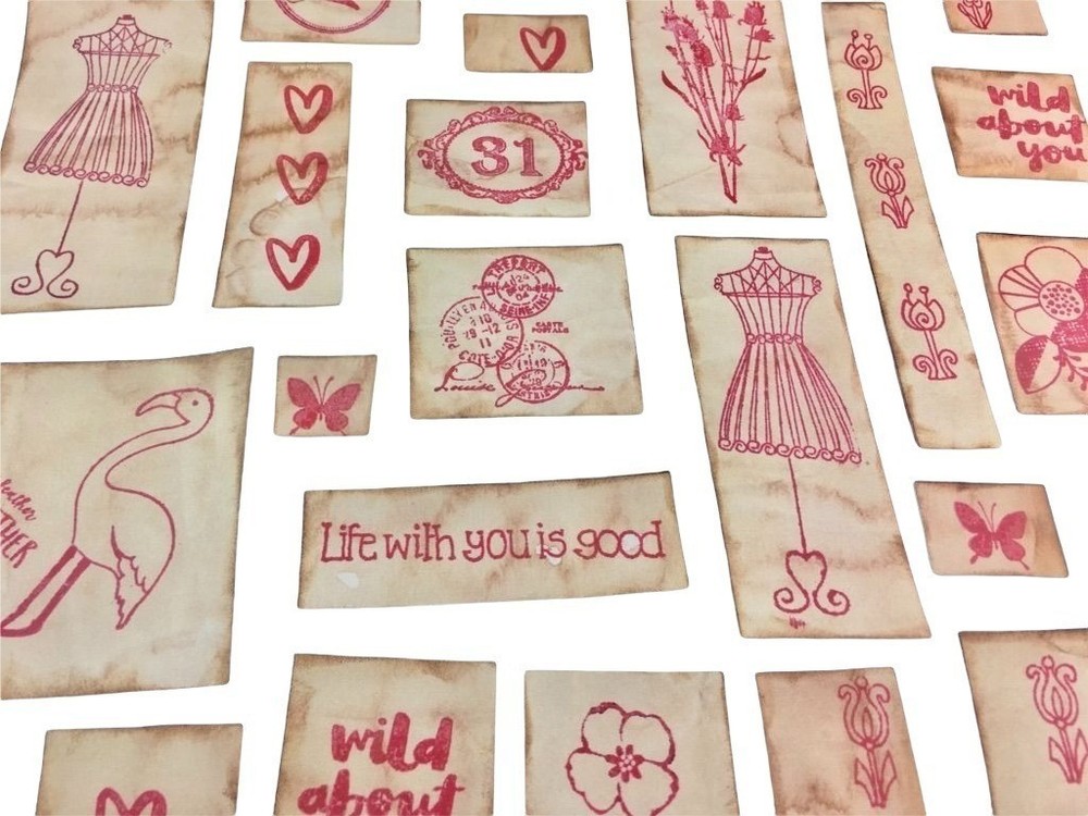 Junk Journal Romance Theme Ephemera Rustic Die Cuts Set 30 Pcs u Scrapbooking E