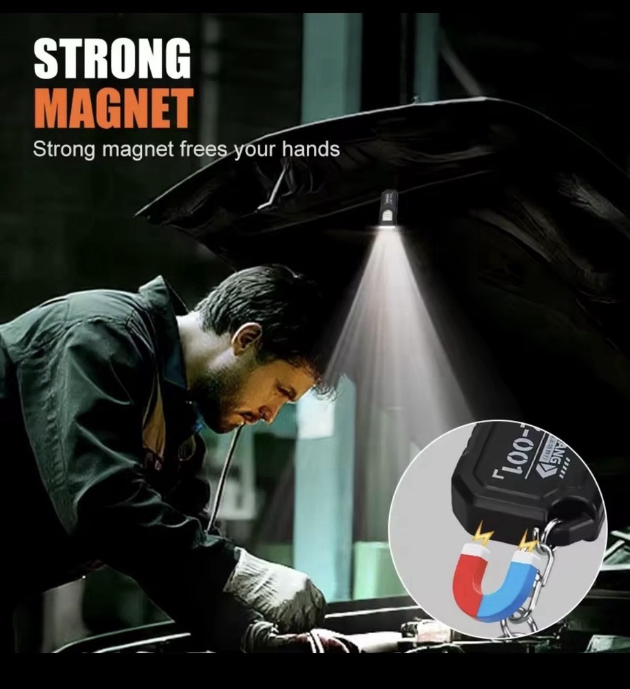 Flashlight Small Powerful 600 Lumens, Rechargeable, Lightweight, Durable .