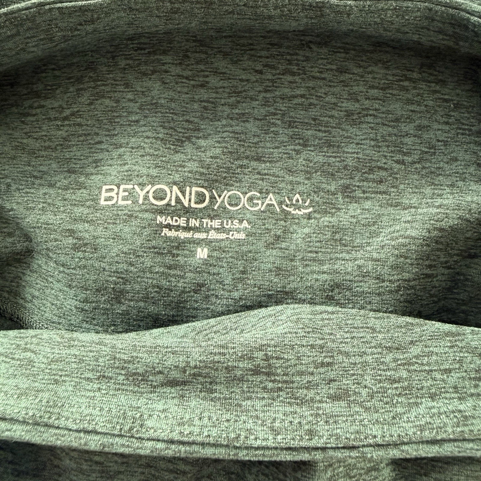 Beyond Yoga Green Heather Leggings Size M