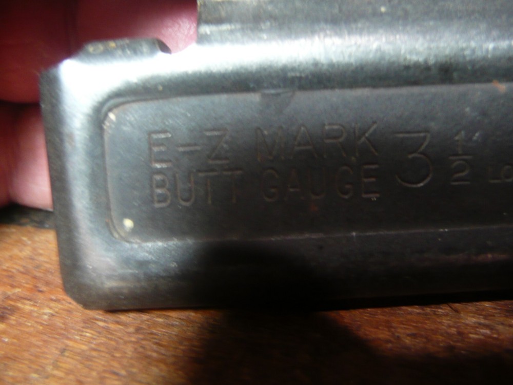 E-Z MARK BUTT GAUGE 3 1/2" USA