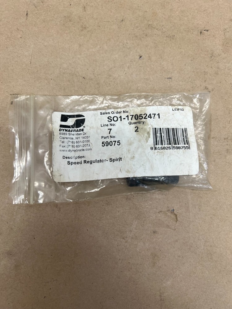 Dynabrade 59075 Spirit Speed Regulator Qty 2