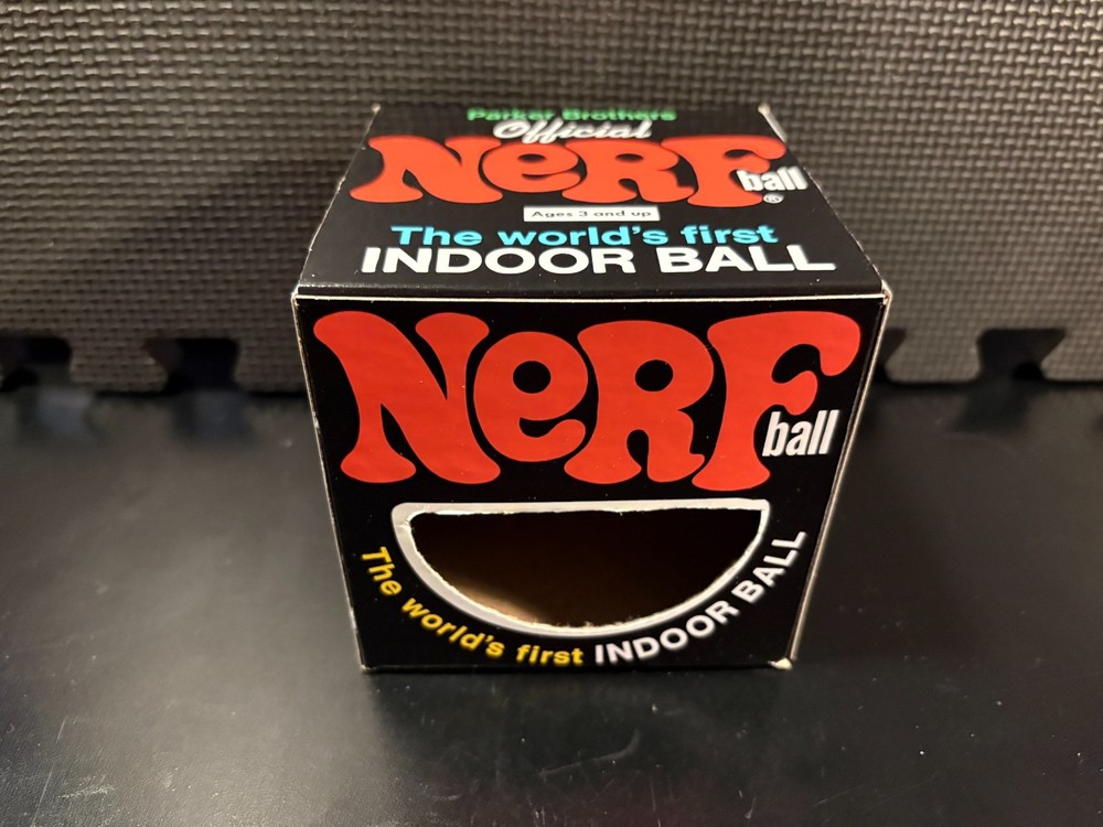 Parker Brothers Nerf Ball - Empty custom design display box