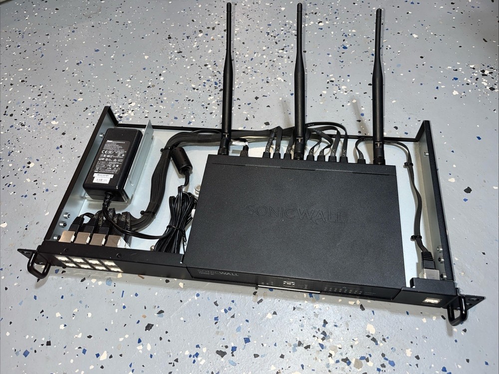 SonicWALL TZ500w Wireless Network Security Firewall w/Rack Mount -TRANSFER READY