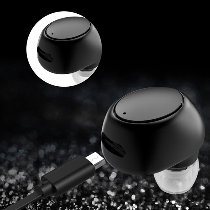 Single-Ear Bluetooth 5.0 Wireless Earbud Earphone Mini In-Ear Headset