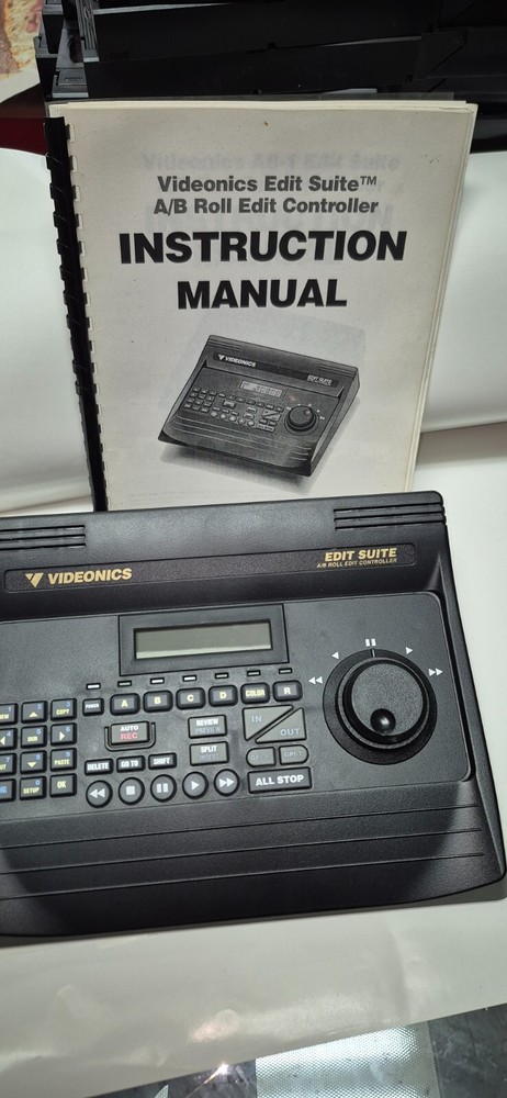 Videonics AB-1 Edit Suite A/B Roll Edit Controller Video Editor with power pack