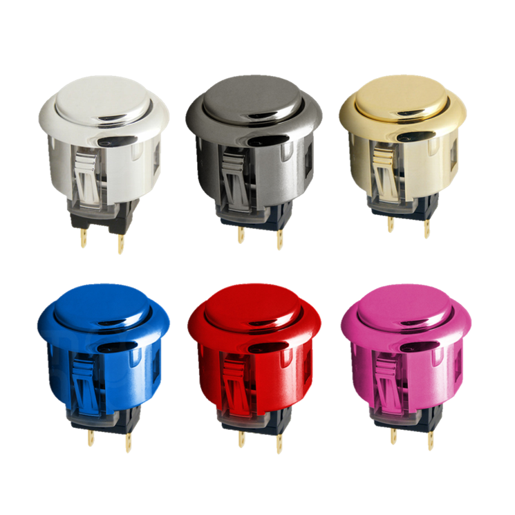 Tesi Switch DITO 24mm Arcade Button Guitar Kill Switch - 25 Colors Available!
