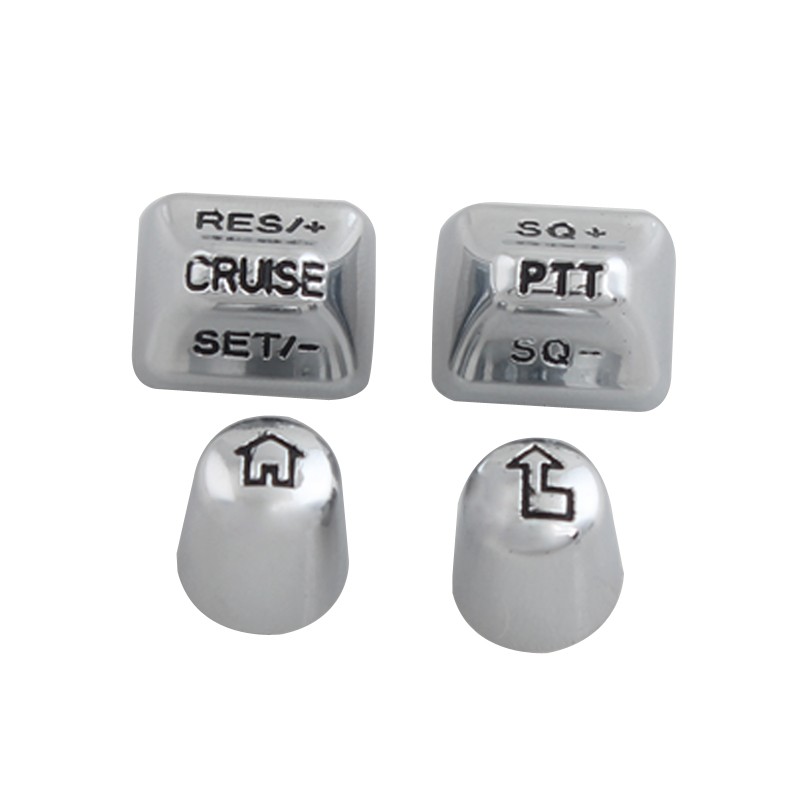 13pcs Hand Control Housing Button Cover Switch Cap Kit For Harley Electra Glide