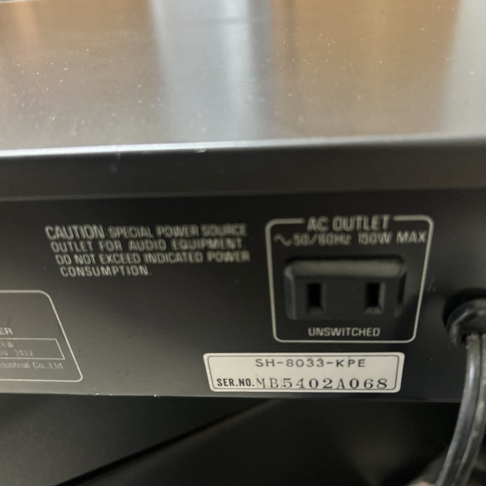 Technics SH-8033 Real Time Spectrum Graphic Stereo Equalizer used