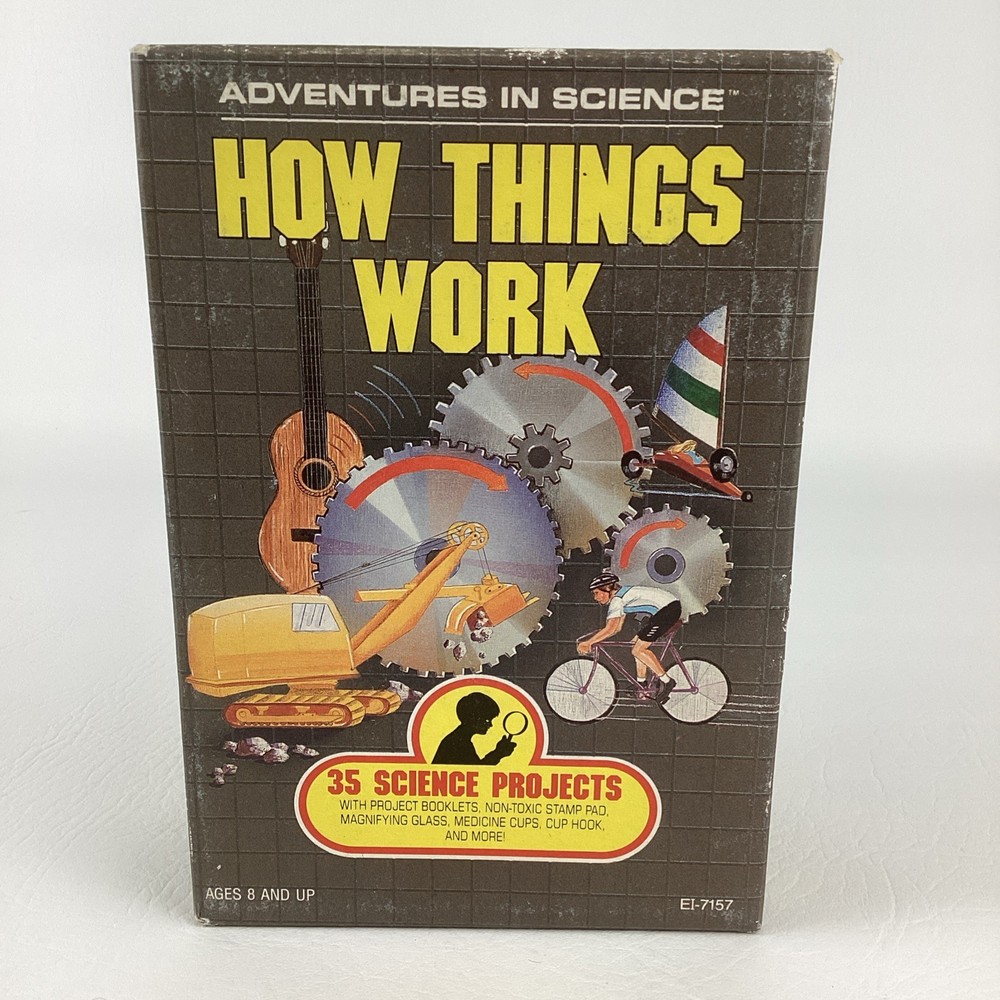 Adventures In Science How Things Work Science Projects Vintage Educational 1989