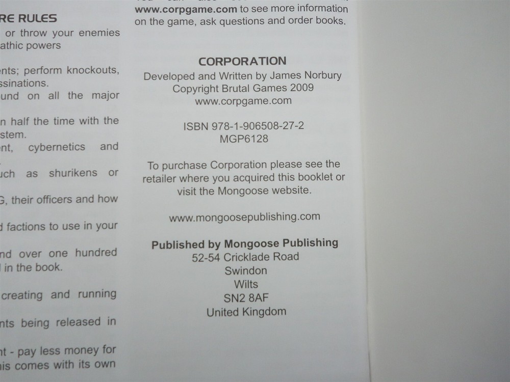 Corporation: Grab the Cache