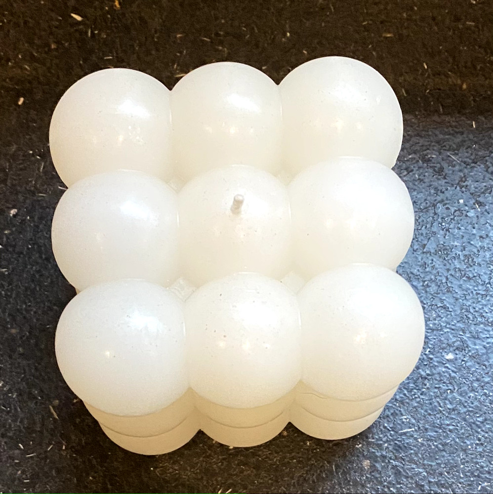 Latex mould for making this Bubble style Candle/soap