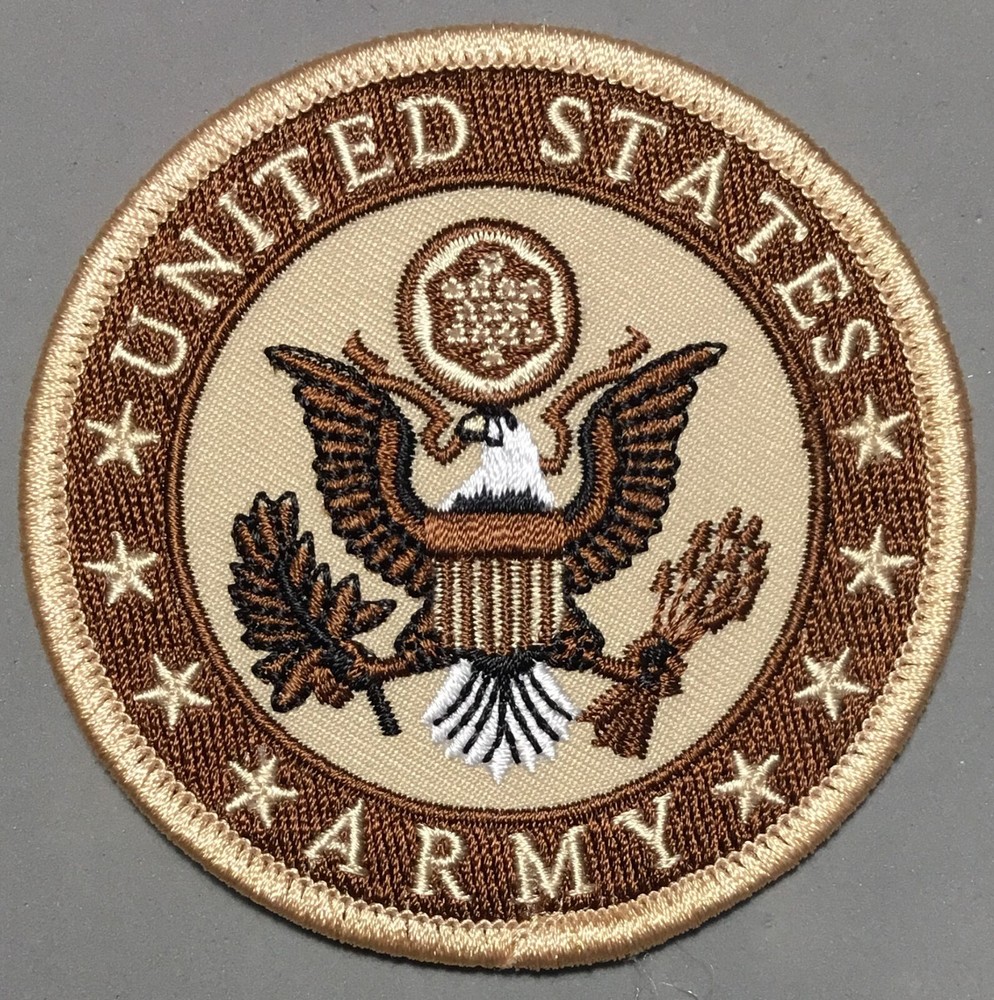 Army Emblem 3" Desert licensed patch