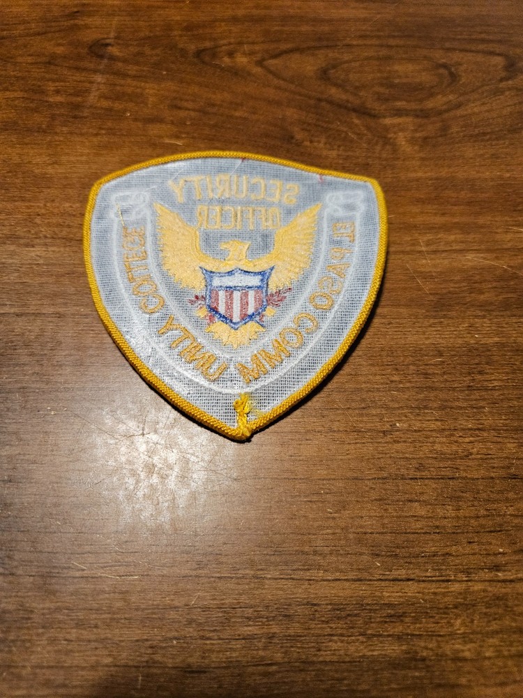 EL PASO COMMUNITY COLLEGE SECURITY OFFICER PATCH