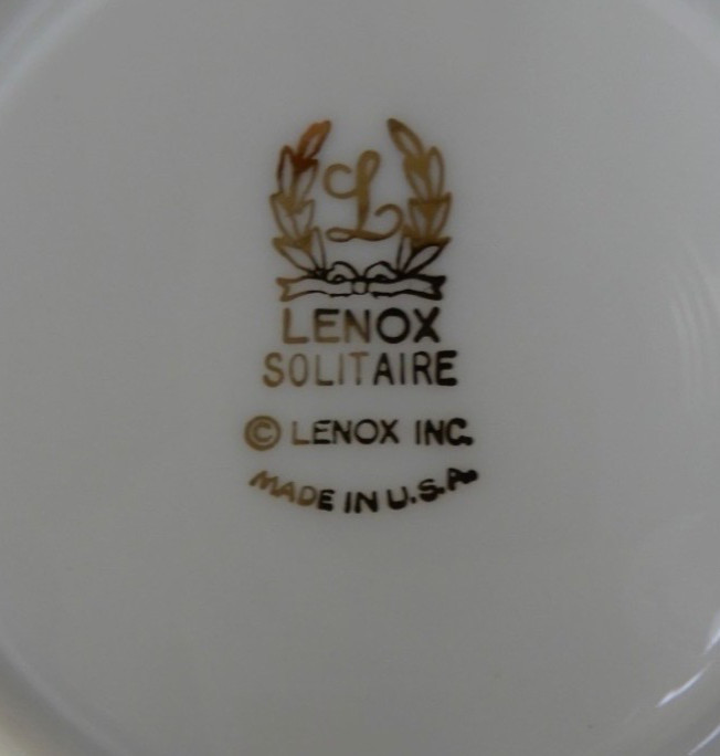 Lenox Solitaire 5 Piece Place Setting - NEW IN BOX