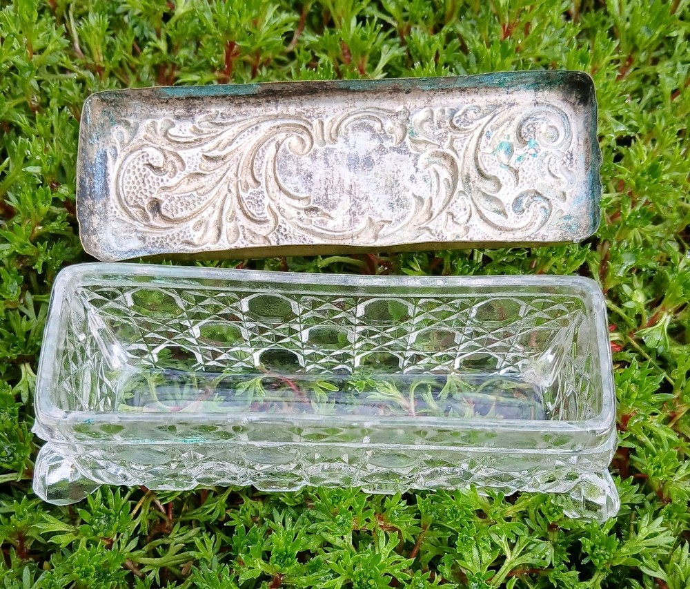 William Comyns Ring Box originally silver plated