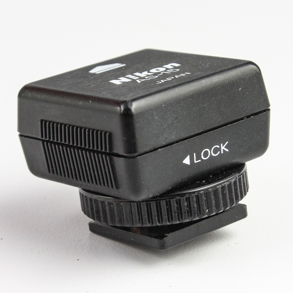 Nikon AS-15 - Flash Sync Terminal Adapter - Hot Shoe to PC