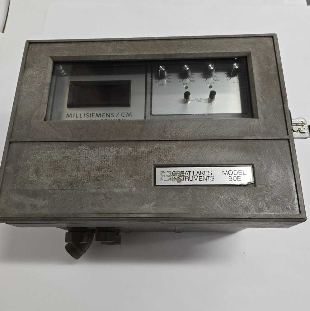 GREAT LAKES INSTRUMENTS 90E MILLISIEMENS/CM CONDUCTIVITY.